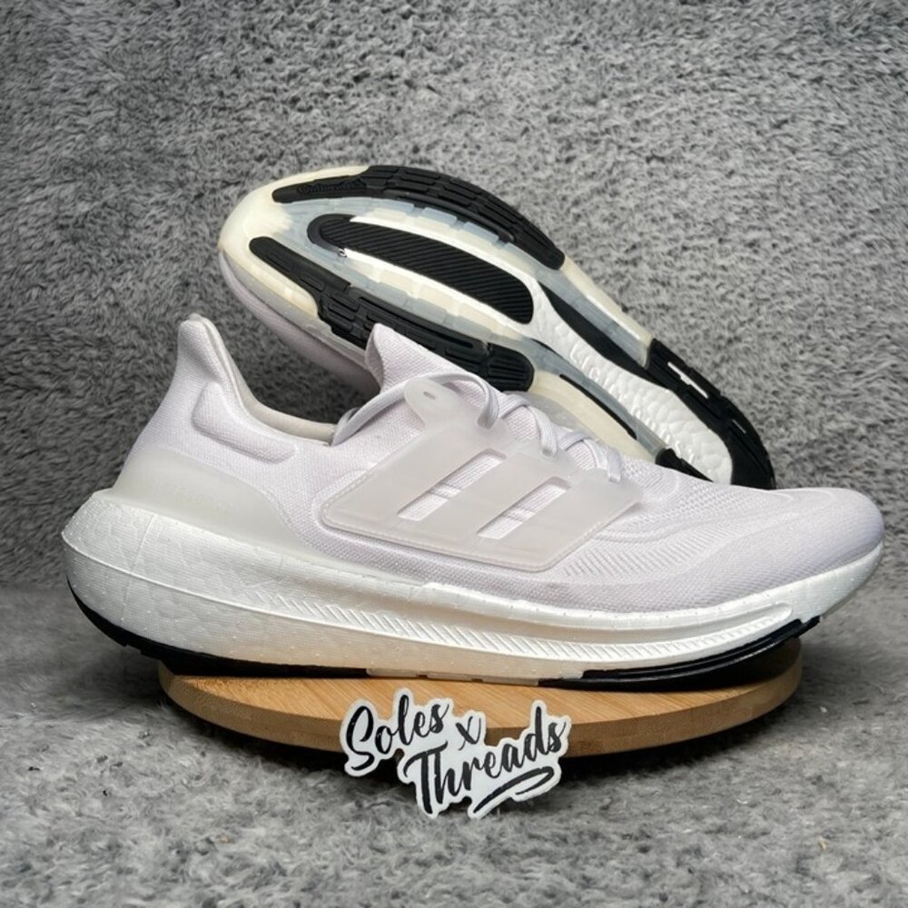 Adidas Ultraboost Light Running Triple White Size 18 Men Shoes GY9350